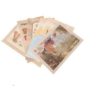 6 Fathers Day Cards Envelopes Betty Giroux Tender Thoughts USA Vintage Celebrate